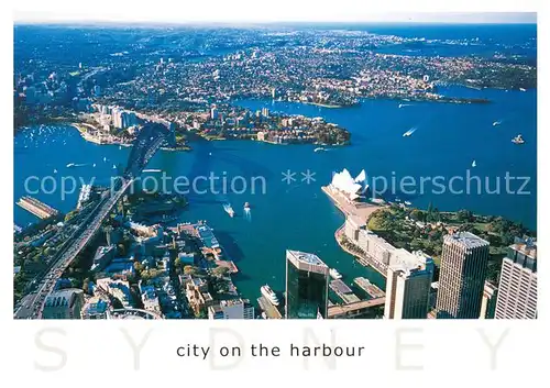 AK / Ansichtskarte Sydney__NSW_Australia Circular Quay Harbour Bridge Historic Rocks Opera House 