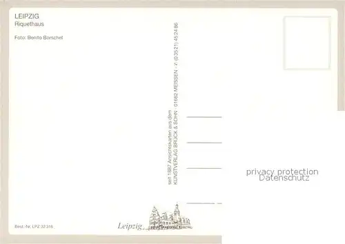 AK / Ansichtskarte Leipzig Riquethaus Leipzig