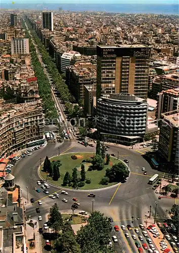 AK / Ansichtskarte Barcelona_Cataluna Plaza Calvo Sotelo y Avda Generalisimo Barcelona Cataluna