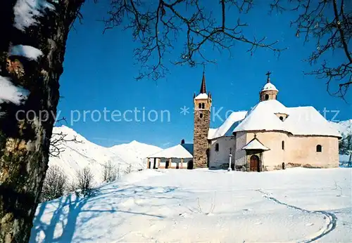 AK / Ansichtskarte Les_Belleville Chapelle de Notre Dame de la Vie en hiver 