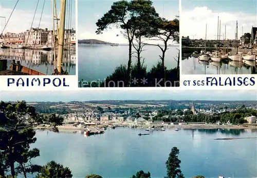 AK / Ansichtskarte Paimpol_22 et ses falaises vue generale sur le port de la cote voisine 