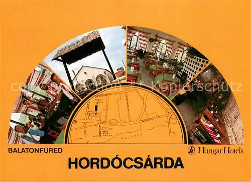 AK / Ansichtskarte Hordocsarda_Balaton_HU Hungar Hotels Restaurant 