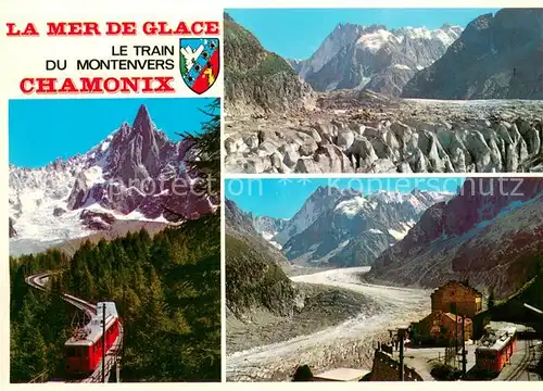 AK / Ansichtskarte Chamonix Mer de Glace Train du Montenvers Alpes Chamonix