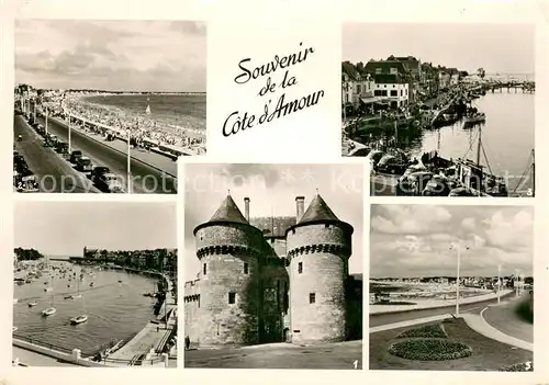 AK / Ansichtskarte Pornichet La Port St Michel La Plage Le Remblai Pornichet