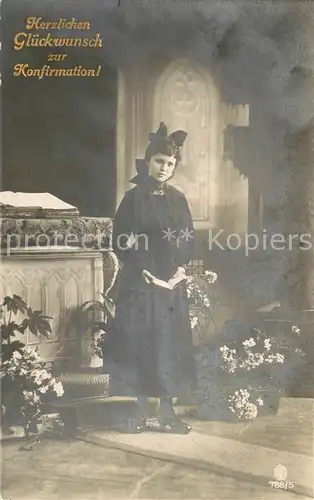 AK / Ansichtskarte Foto_CTO_Nr. Nr.788 5 Glueckwunsch zur Konfirmotion 