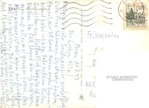 AK / Ansichtskarte Porec Zelena Laguna International Club Porec