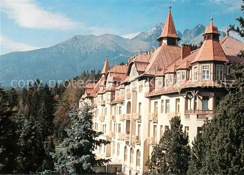 AK / Ansichtskarte Vysoke_Tatry Grand hotel Praha v Tatranskej Lomnici Vysoke Tatry