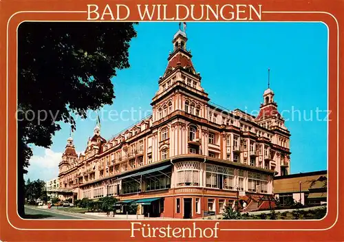 AK / Ansichtskarte Bad_Wildungen Fuerstenhof Bad_Wildungen