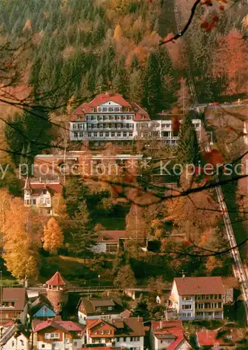 AK / Ansichtskarte Wildbad_Schwarzwald Kurklinik fuer Kriegsblinde Wildbad_Schwarzwald