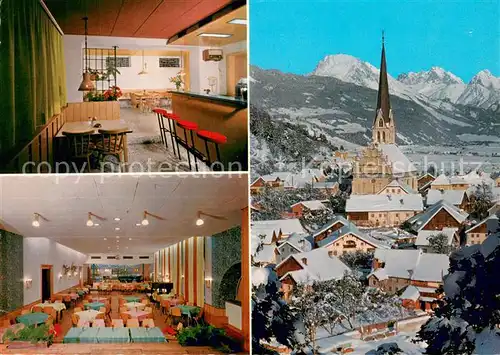 AK / Ansichtskarte Imst_Tirol Grossgasthof Eggerbraeu Bar Gaststube Panorama Imst_Tirol