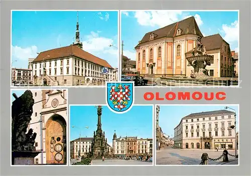 AK / Ansichtskarte Olomouc_Olmuetz_CZ Premyslovske hradiste na jeho predhradi bylo zalozeno mesto premenene v baroku na dulezitou pevnost 