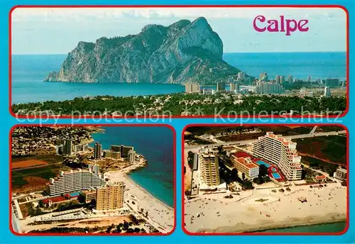 AK / Ansichtskarte Calpe_Alicante_ES Vistas diversas Fliegeraufnahmen 