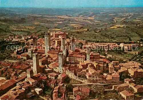 AK / Ansichtskarte San_Gimignano_Toscana Fliegeraufnahme 