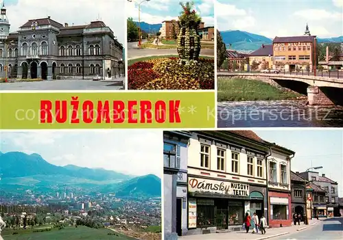 AK / Ansichtskarte Ruzomberok_Rozsahegy_Slovakia Revucejo do Vahu dolezite turisticke a lyziarske stredisko severneho Slovenska Mesto sa vyvinulo z povodne slowanskej hradistnej obce mestske vysad ziskalo 