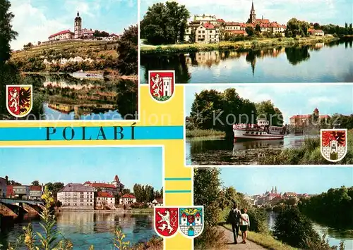 AK / Ansichtskarte Polabi_CZ Melnik Nymburk Podebrady Brandys nad Labem Kolin 