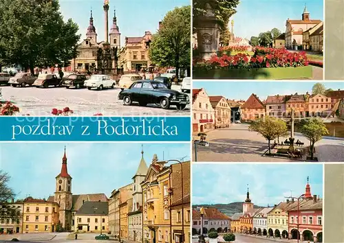 AK / Ansichtskarte Zamberk_CZ Namesti Letohrad Kraliky Jablonne v Orlickych horach Usti nad Orlici 
