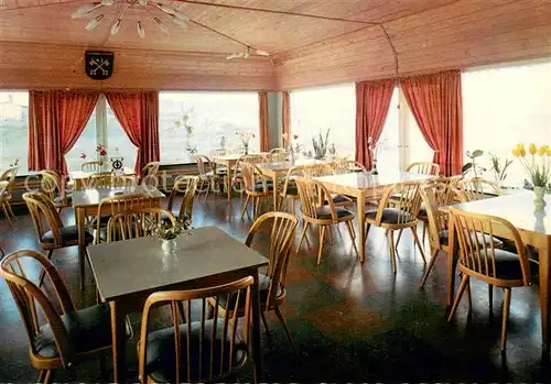 AK / Ansichtskarte Boehl_St_Peter Ording Kriegsblinden Feriendorf Gastraum Boehl_St_Peter Ording