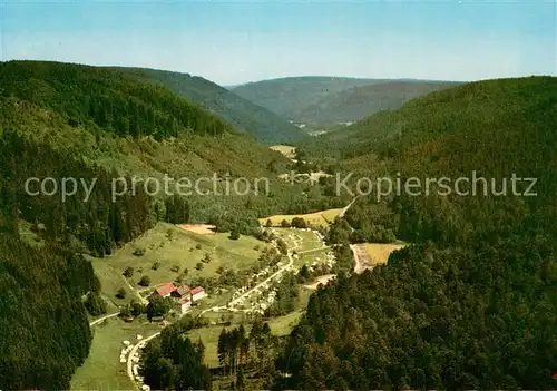 AK / Ansichtskarte Wildbad_Schwarzwald Gasthof Pension Kleinenzhof Fliegeraufnahme Wildbad_Schwarzwald