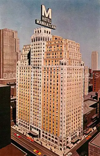 AK / Ansichtskarte New_York_City Hotel Manhattan New_York_City