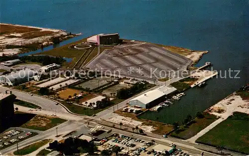 AK / Ansichtskarte Sarasota_Florida New Van Wezel Hall an Elegant Theater Fliegeraufnahme 