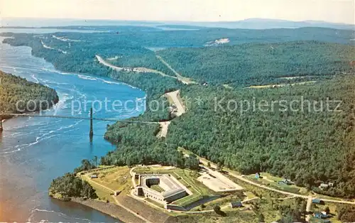 AK / Ansichtskarte Fort_Knox_Maine Penobscot River at Bucksport Fliegeraufnahme 