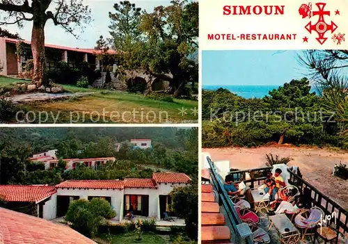 AK / Ansichtskarte Favone Motel Restaurant Simoun Restaurant et Bungalows Terrasse Favone
