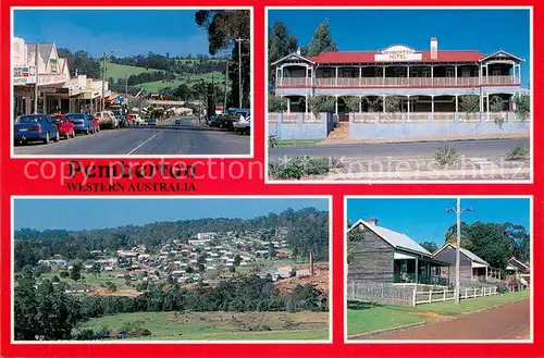 AK / Ansichtskarte Pemberton_Western_Australia Pemberton Hotel Strassenpartie Panorama 