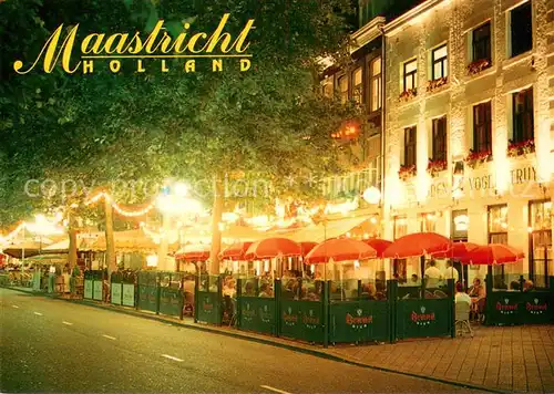 AK / Ansichtskarte Maastricht Illumination Strassencafe Maastricht