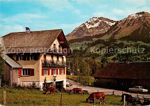 AK / Ansichtskarte Damuels_Vorarlberg Alpengasthof Pension Roessle Ittensberg Damuels Vorarlberg