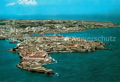 AK / Ansichtskarte Siracusa_Syrakus_Sicilia Panorama dall aereo 