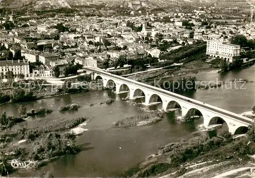 AK / Ansichtskarte Moissac Fliegeraufnahme Panorama Moissac