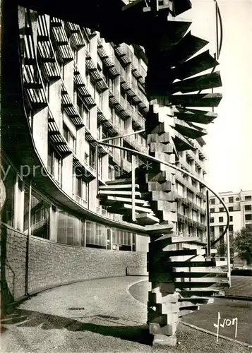 AK / Ansichtskarte Paris_75 Place Fontenoy et Escalier des Pompiers 