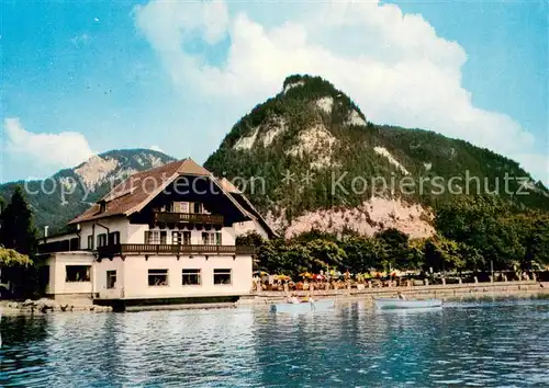 AK / Ansichtskarte Fuschl_See_Salzkammergut Hotel Seerose m. Ellmaustein Fuschl_See_Salzkammergut