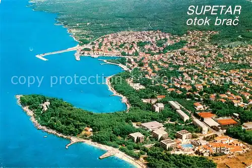AK / Ansichtskarte Supetar_Croatia Fliegeraufnahme Panorama 