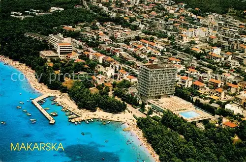 AK / Ansichtskarte Makarska_Dalmatien Fliegeraufnahme Makarska Dalmatien
