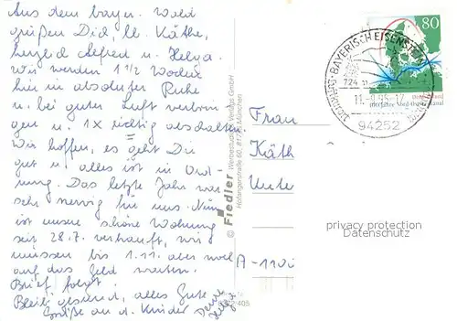 AK / Ansichtskarte Zwiesel__Niederbayern Fliegeraufnahme Panorama 