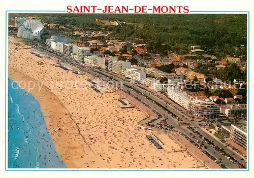 AK / Ansichtskarte Saint_Jean_de_Monts Vue aerienne de la plage Saint_Jean_de_Monts