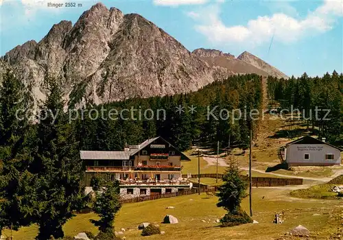 AK / Ansichtskarte Avelengo Falzeben_Hafling_IT Albergo Rosa Alpina con seggiovia Alpengasthof Alpenrose mit Sessellift 