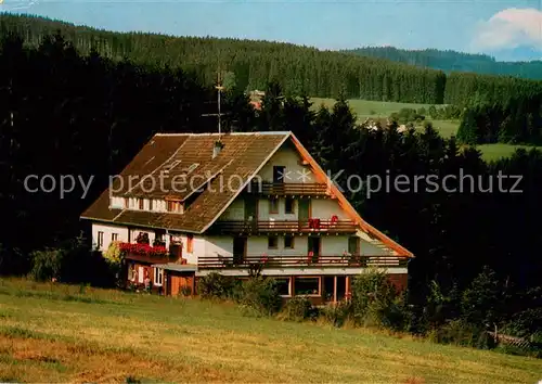 AK / Ansichtskarte Holzschlag_Bonndorf Pension Waldheim Landschaft Schwarzwald Holzschlag_Bonndorf