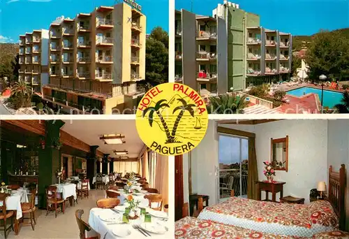AK / Ansichtskarte Paguera_Mallorca_Islas_Baleares_ES Hotel Palmira Restaurant Swimming Pool 