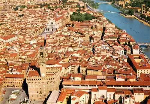 AK / Ansichtskarte Firenze_Florenz Panorama aereo 