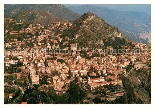 AK / Ansichtskarte Taormina_Sicilia Panorama veduta aerea 