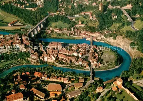 AK / Ansichtskarte Fribourg_FR Vue aerienne Fribourg FR