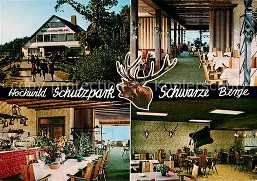 AK / Ansichtskarte Vahrendorf_Siedlung Hochwild Schutzpark Schwarze Berge Parkrestaurant Gastraeume Vahrendorf Siedlung