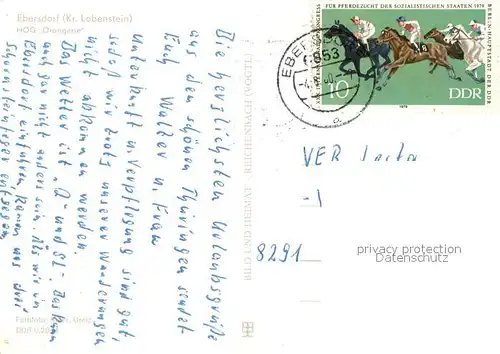 AK / Ansichtskarte Ebersdorf_Thueringen HOG Orangerie Ebersdorf Thueringen