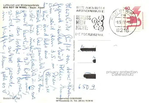 AK / Ansichtskarte Reit_Winkl Gasthof Zum Kuhstall Reit_Winkl