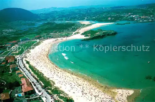 AK / Ansichtskarte Noja_Cantabria Playa de Ris Fliegeraufnahme 