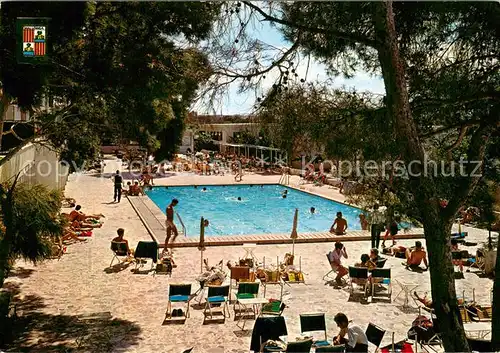 AK / Ansichtskarte El_Arenal_Mallorca_ES Hotel El Pueblo Pool 