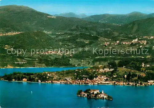 AK / Ansichtskarte Lago_d_Orta Visione di sogne Fliegeraufnahme Lago_d_Orta