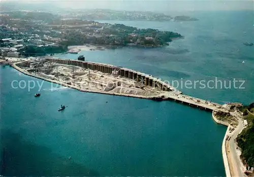 AK / Ansichtskarte Barrage_de_la_Rance_Saint Servan_35 Usine Maremotrice Vue aerienne 